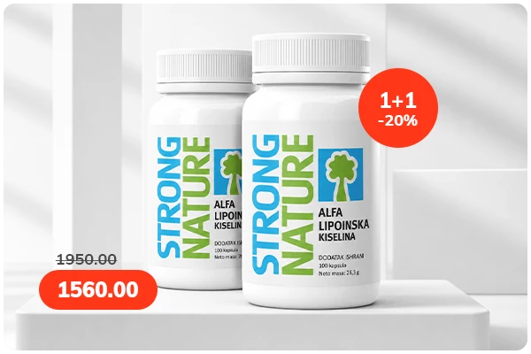 Alfalipinska kiselina 1+1 gratis 20%