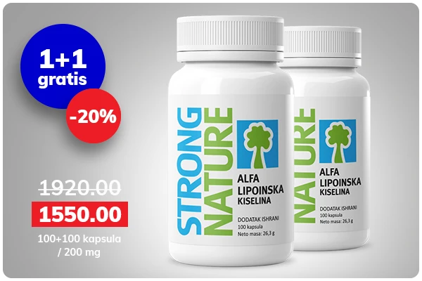 Alfalipoinska kiselina 1+1 gratis - na popustu