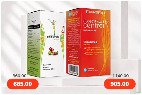 Apetit kontrol i Zelena kafa 21%