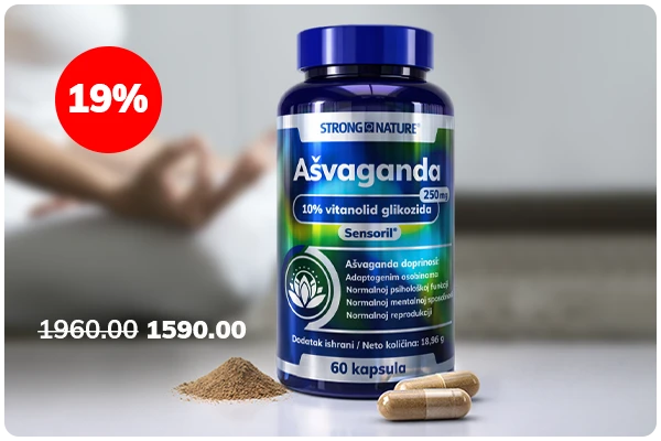 Ašvaganda Sensoril® -19%