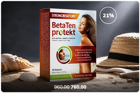 BetaTen protekt za bronzani ten 21%