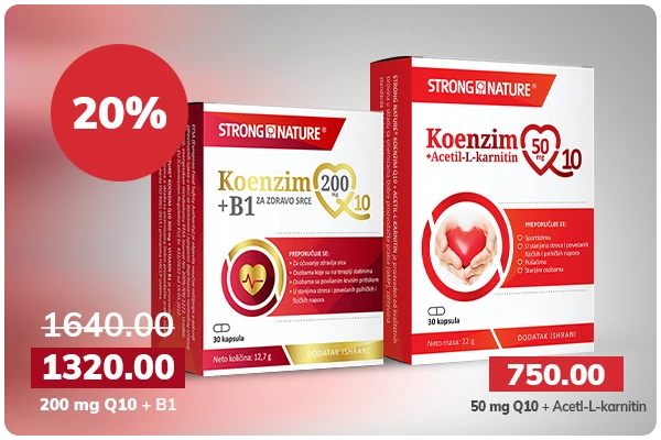 Koenzimi Q10 -20%