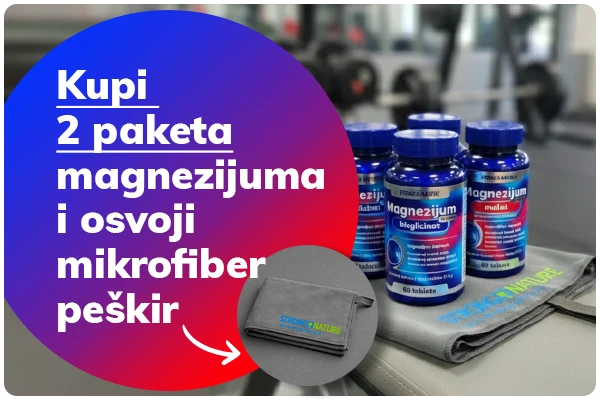 NAGRADNA AKCIJA - poklon Strong Nature® mikrofiber peškir 