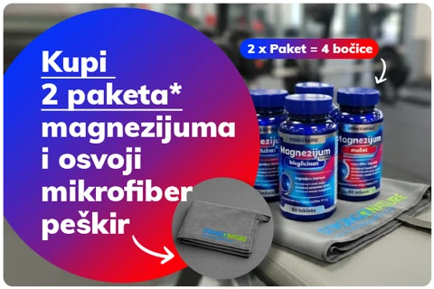 NAGRADNA AKCIJA - poklon Strong Nature® mikrofiber peškir 