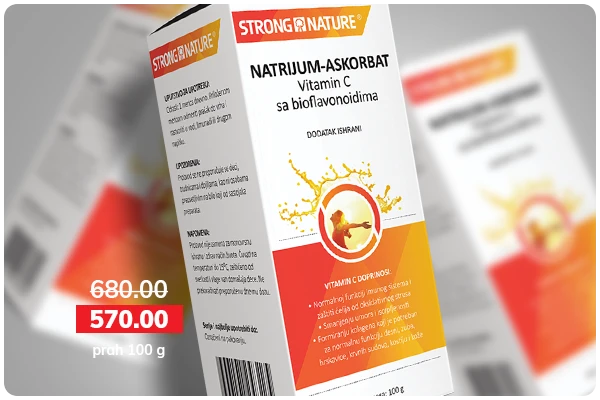 Natrijum askorbat - Vitamin C sa bioflavonoidima