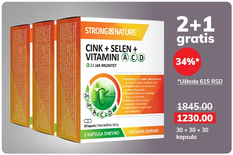 Cink+Selen+ACD Paket 2+1 GRATIS