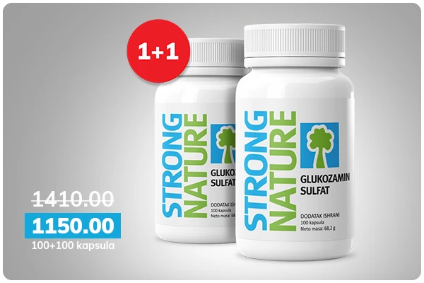 Paket Glukozamin sulfat 1+1 gratis -19%