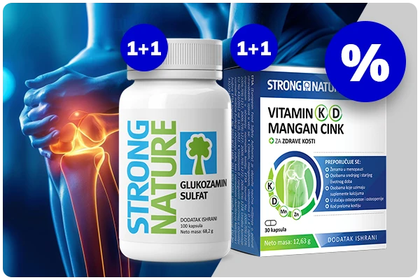 Paketi 1+1 gratis za zdrave kosti i zglobove