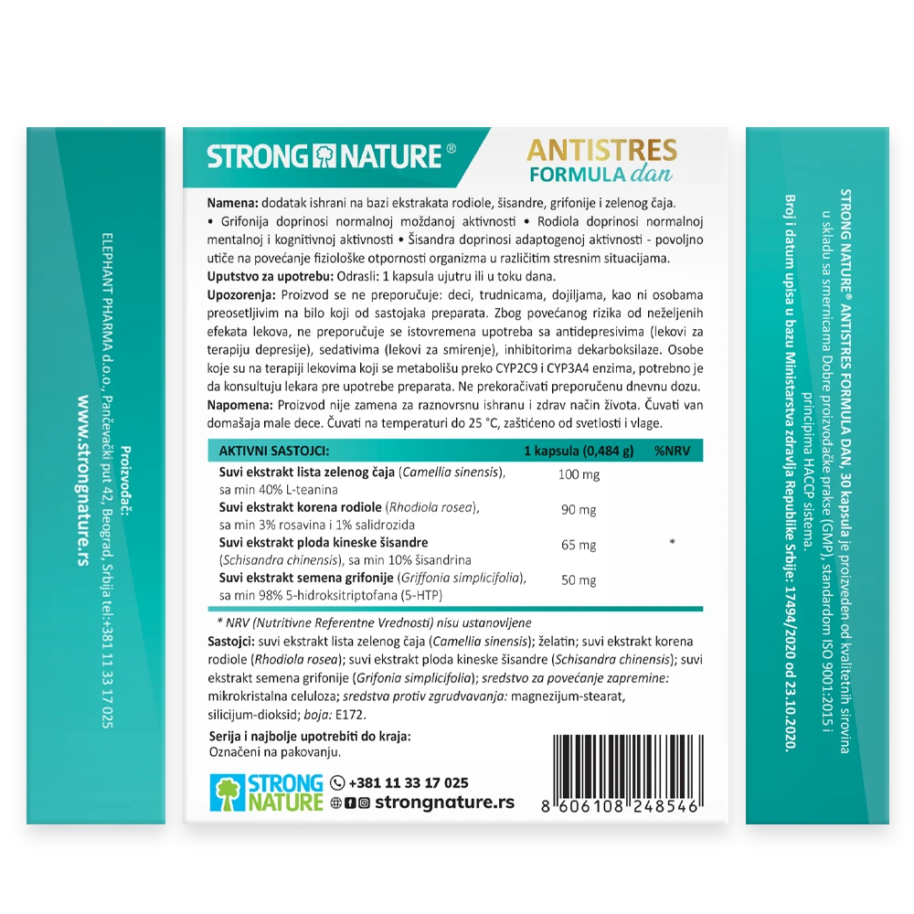 Strong Nature® <br />Antistres formula dan