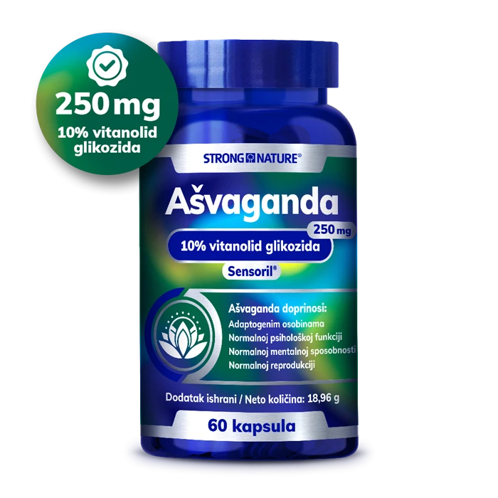 Strong Nature® <br />Ašvaganda 250 mg