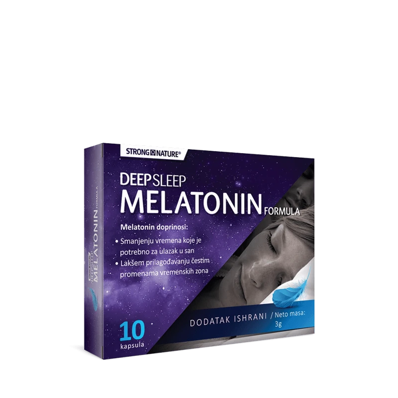 Strong Nature® <br />DeepSleep Melatonin formula 