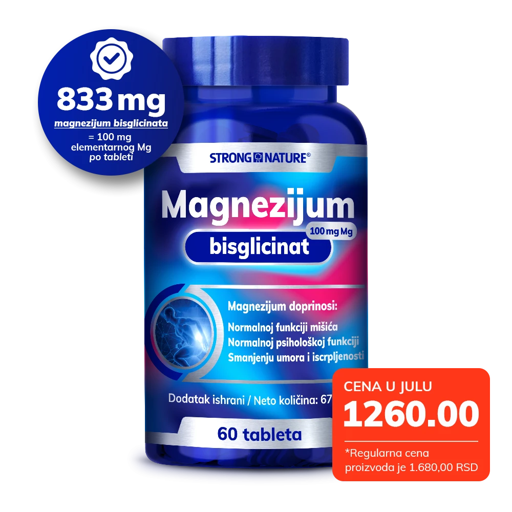 Strong Nature® <br />Magnezijum bisglicinat