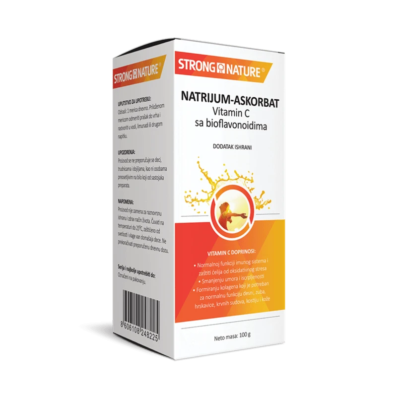 Strong Nature® <br />Natrijum Askorbat - Vitamin C sa bioflavonoidima