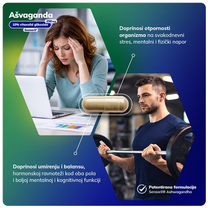 Strong Nature® <br />Paket Ašvaganda + GRATIS D3 2000 IU