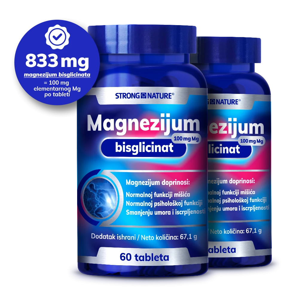 Strong Nature® <br />Paket Magnezijum bisglicinat