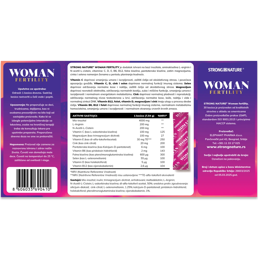 Strong Nature® <br />Paket Woman fertility
