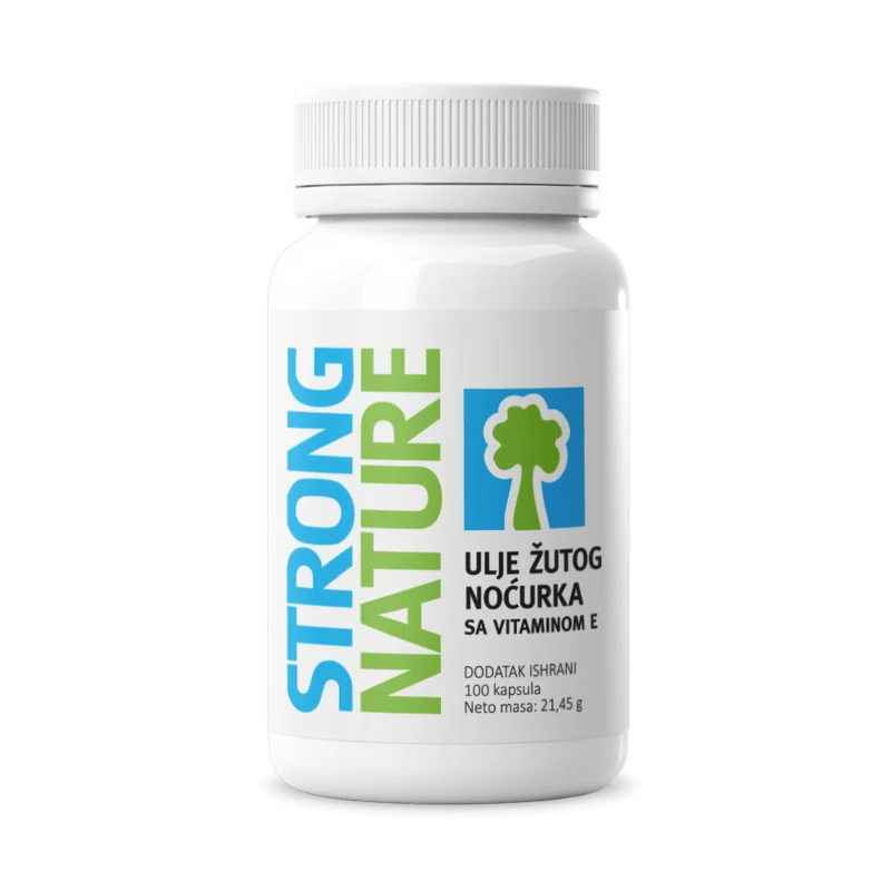 Strong Nature® <br />Ulje žutog noćurka sa vitaminom E <br />megapack