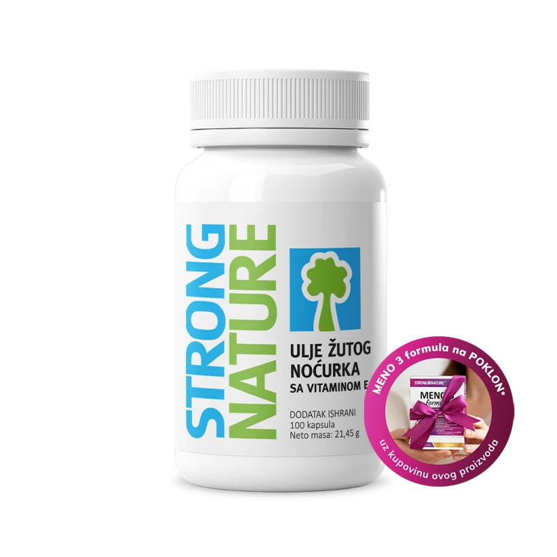 Strong Nature® <br />Ulje žutog noćurka sa vitaminom E <br />megapack