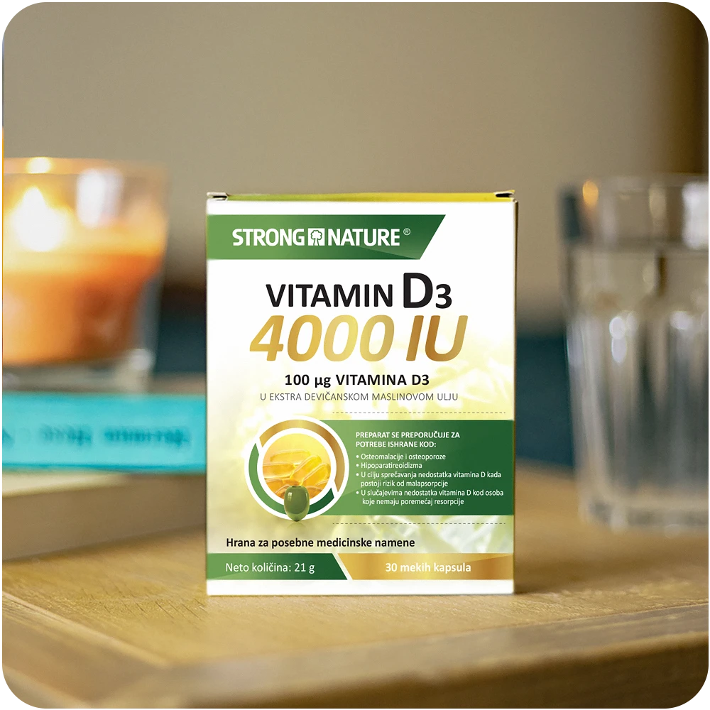 Strong Nature® <br />Vitamin D3 4000 IU