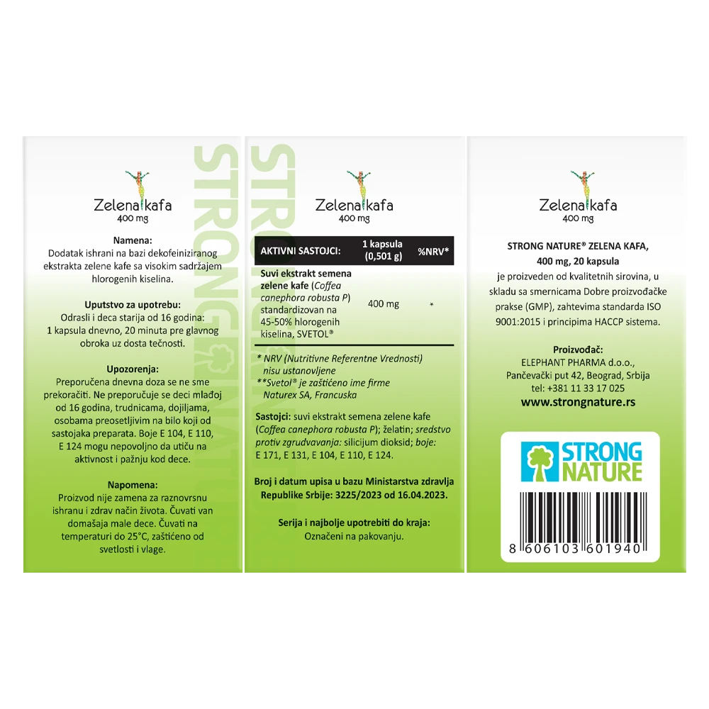 Strong Nature® <br />Green Coffee Capsules