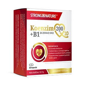 Koenzim Q10 200 mg + Vitamin B1