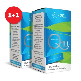 Koenzim Q10, 30 mg - Paket 1+1