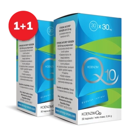 Koenzim Q10, 30 mg - Paket 1+1 gratis