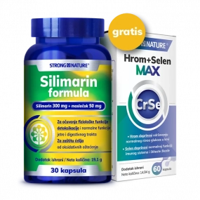 Silimarin formula + GRATIS Hrom+Selen MAX