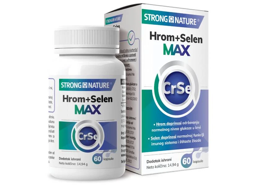 Strong Nature Hrom i selen- insulinska rezistencija suplementacija
