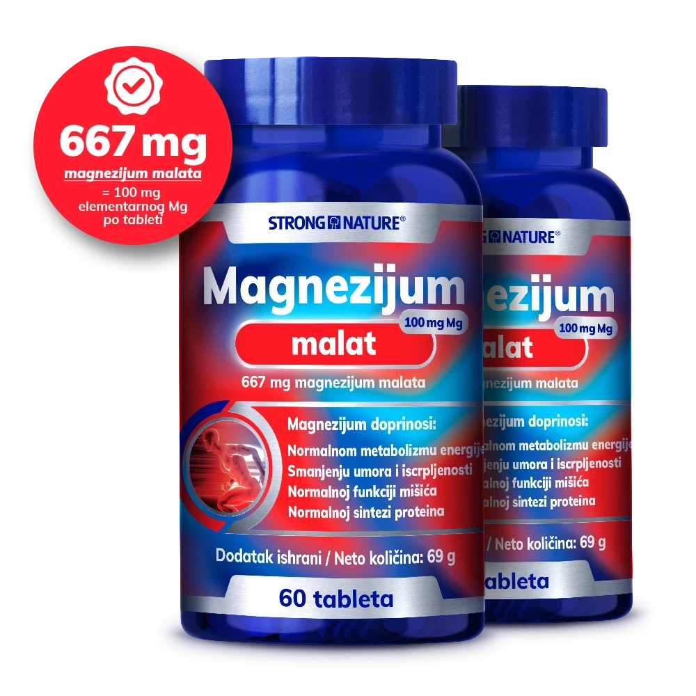Strong nature magnezijum malat paket