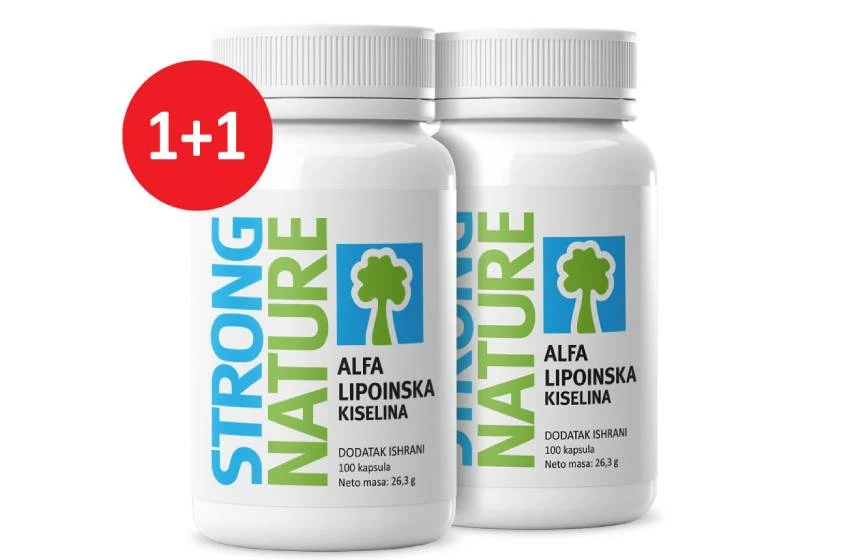 alfalipoinska kiselina strong nature 1+1 gratis